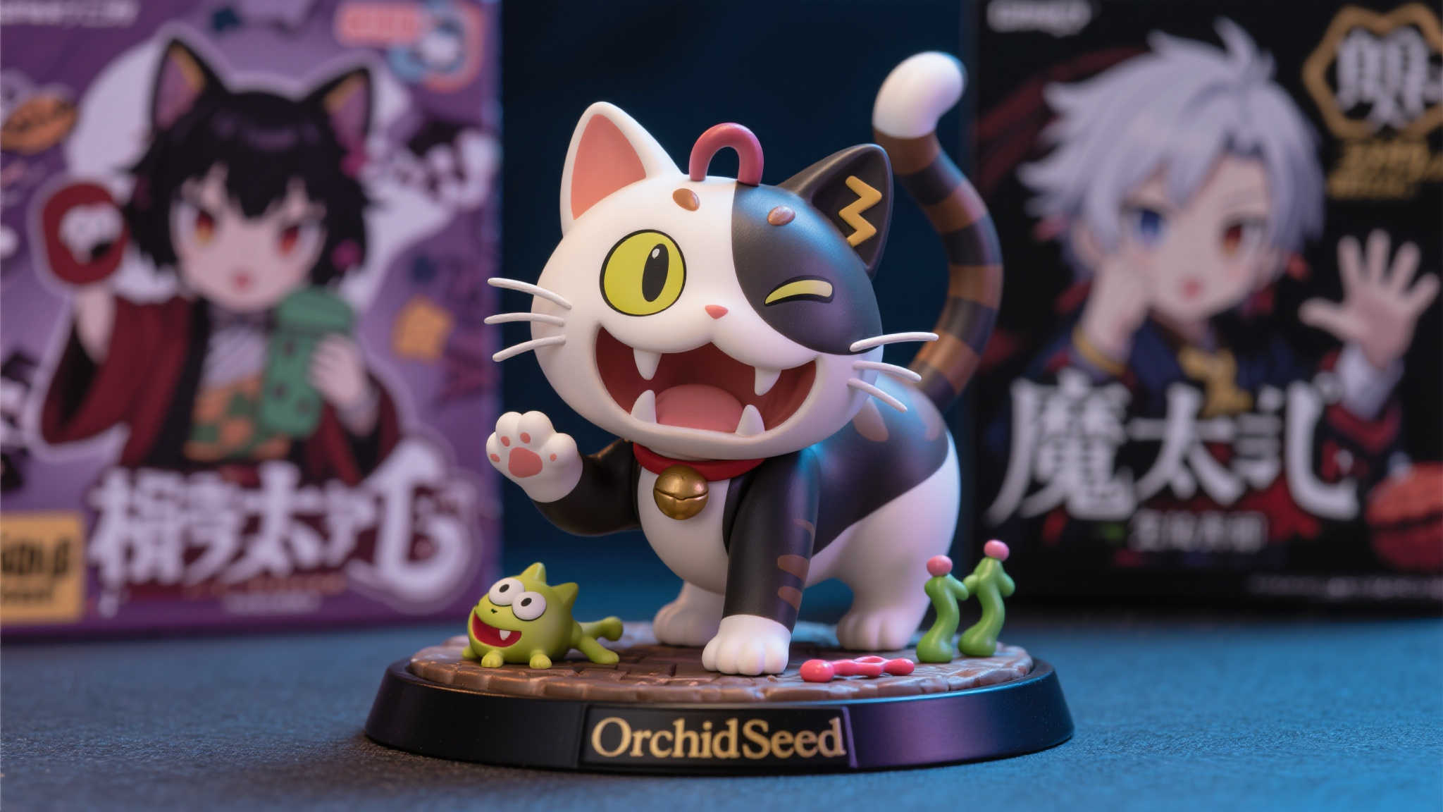 Orchid Seed发布《魔太郎原创系列》恶作剧猫咪手办 Orchid Seed发布《魔太郎原创系列》恶作剧猫咪手办