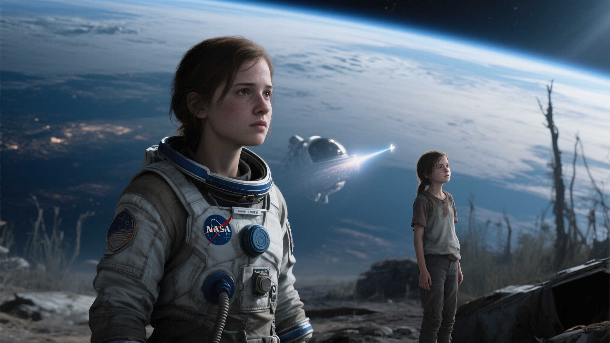 《最后生还者》第二季第六集:艾莉化身太空宇航员,与游戏情节对比分析 四:案例分析—为何太空意象如此打动人心