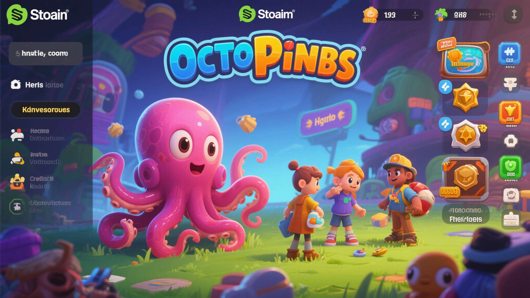 上线Steam意味着《OCTOPinbs》将直接接入庞大的玩家社区。好友邀请、成