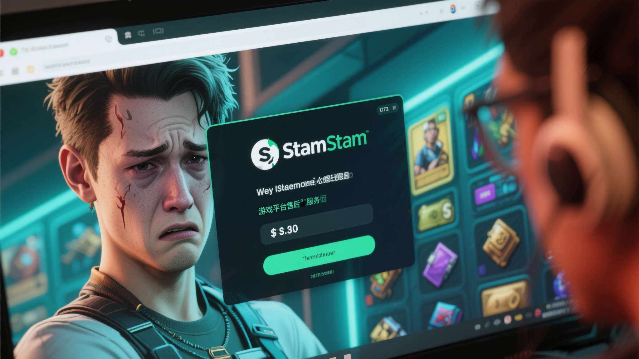 steam客服中心 每个游戏玩家最崩溃的瞬间,大概就是打开Steam却发现账号已经被人登录,库存道具